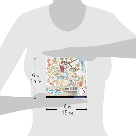 Ciao Bella Papercrafting Underwater Love 6x6 Inch Paper Pad (CBQE050) Ciao Bella Papercrafting Underwater Love 6x6 Inch Paper Pad (CBQE050)