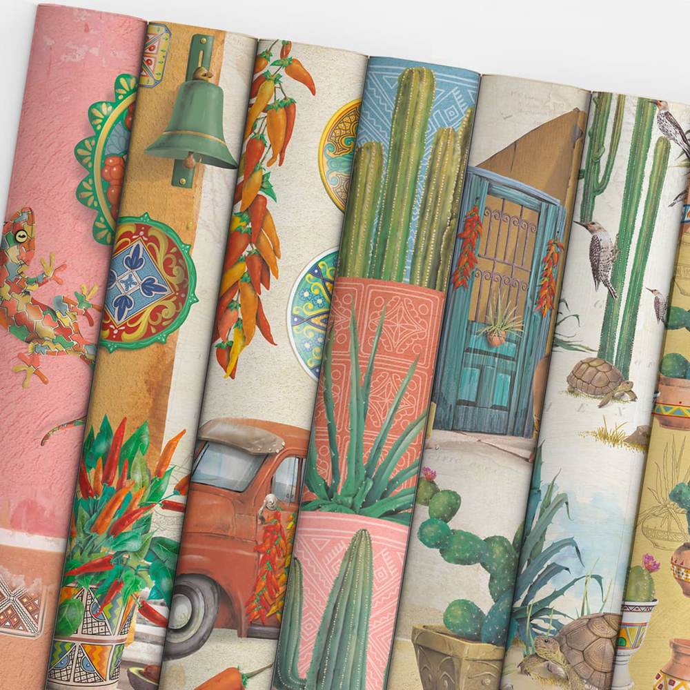 Ciao Bella Papercrafting Sonora 12x12 Inch Paper Pad (CBPM051) Ciao Bella Papercrafting Sonora 12x12 Inch Paper Pad (CBPM051)