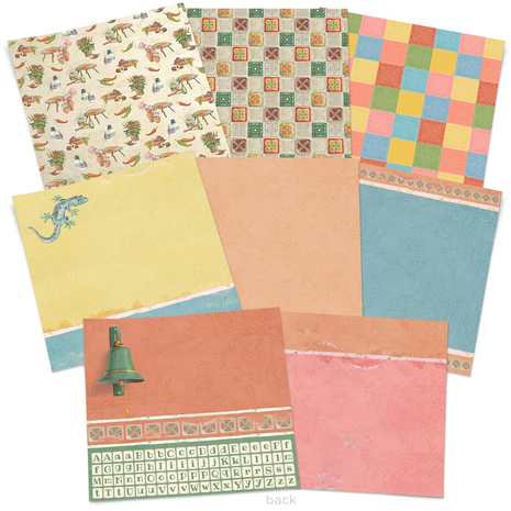 Ciao Bella Papercrafting Sonora 12x12 Inch Patterns Pad (CBT051)