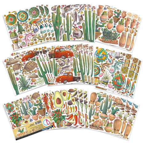 Ciao Bella Papercrafting Sonora 6x6 Inch Paper Pad (CBQE051) Ciao Bella Papercrafting Sonora 6x6 Inch Paper Pad (CBQE051)