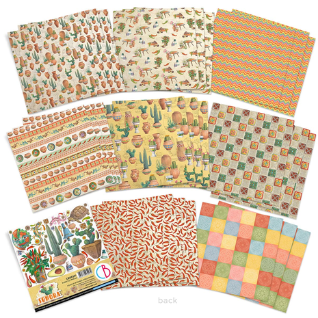 Ciao Bella Papercrafting Sonora 6x6 Inch Paper Pad (CBQE051) Ciao Bella Papercrafting Sonora 6x6 Inch Paper Pad (CBQE051)