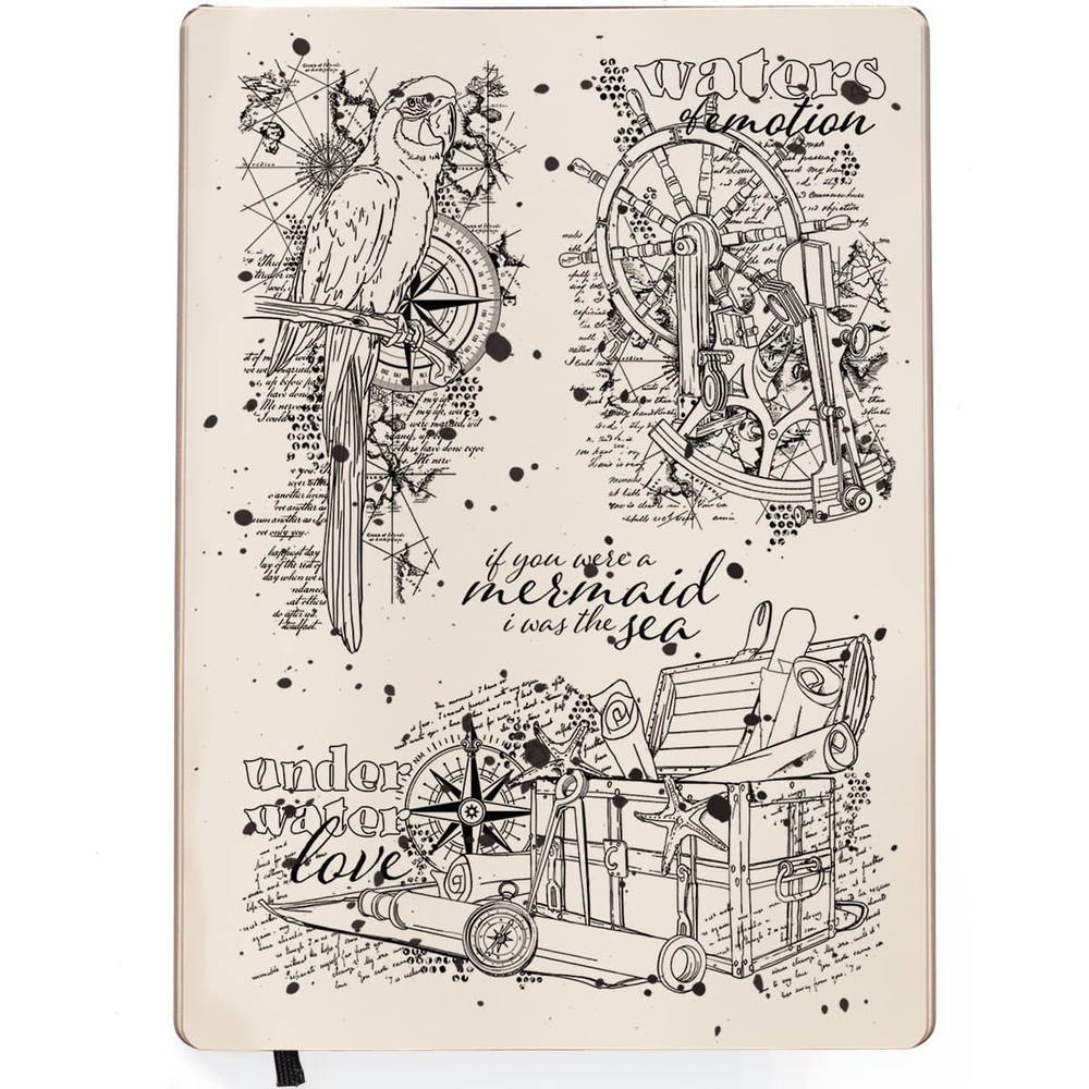 Ciao Bella Papercrafting Underwater Love A5 Clear Stamps (PS8029) Ciao Bella Papercrafting Underwater Love A5 Clear Stamps (PS8029)