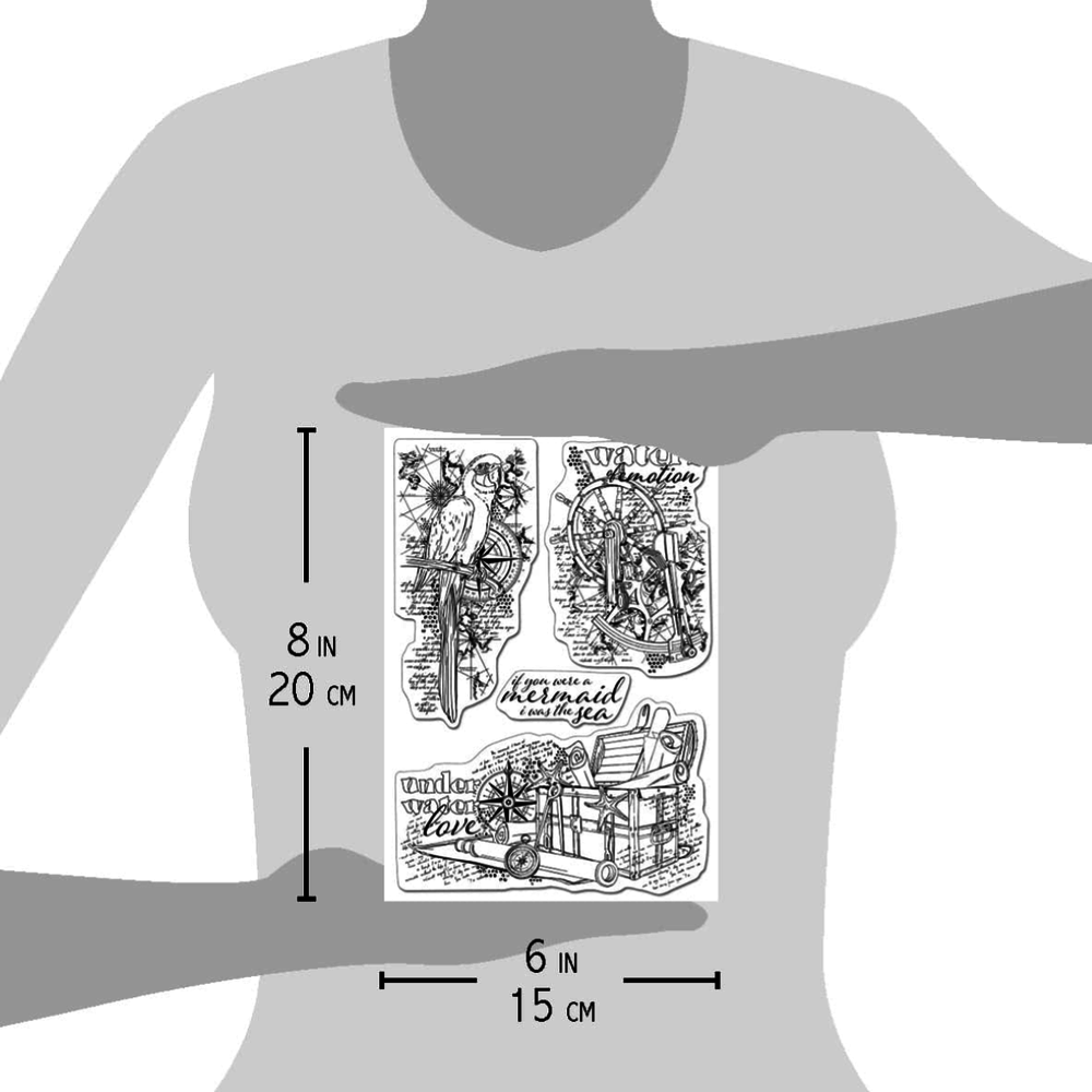 Ciao Bella Papercrafting Underwater Love A5 Clear Stamps (PS8029) Ciao Bella Papercrafting Underwater Love A5 Clear Stamps (PS8029)