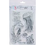 Ciao Bella Papercrafting Calming Sea A5 Clear Stamps (PS8030)