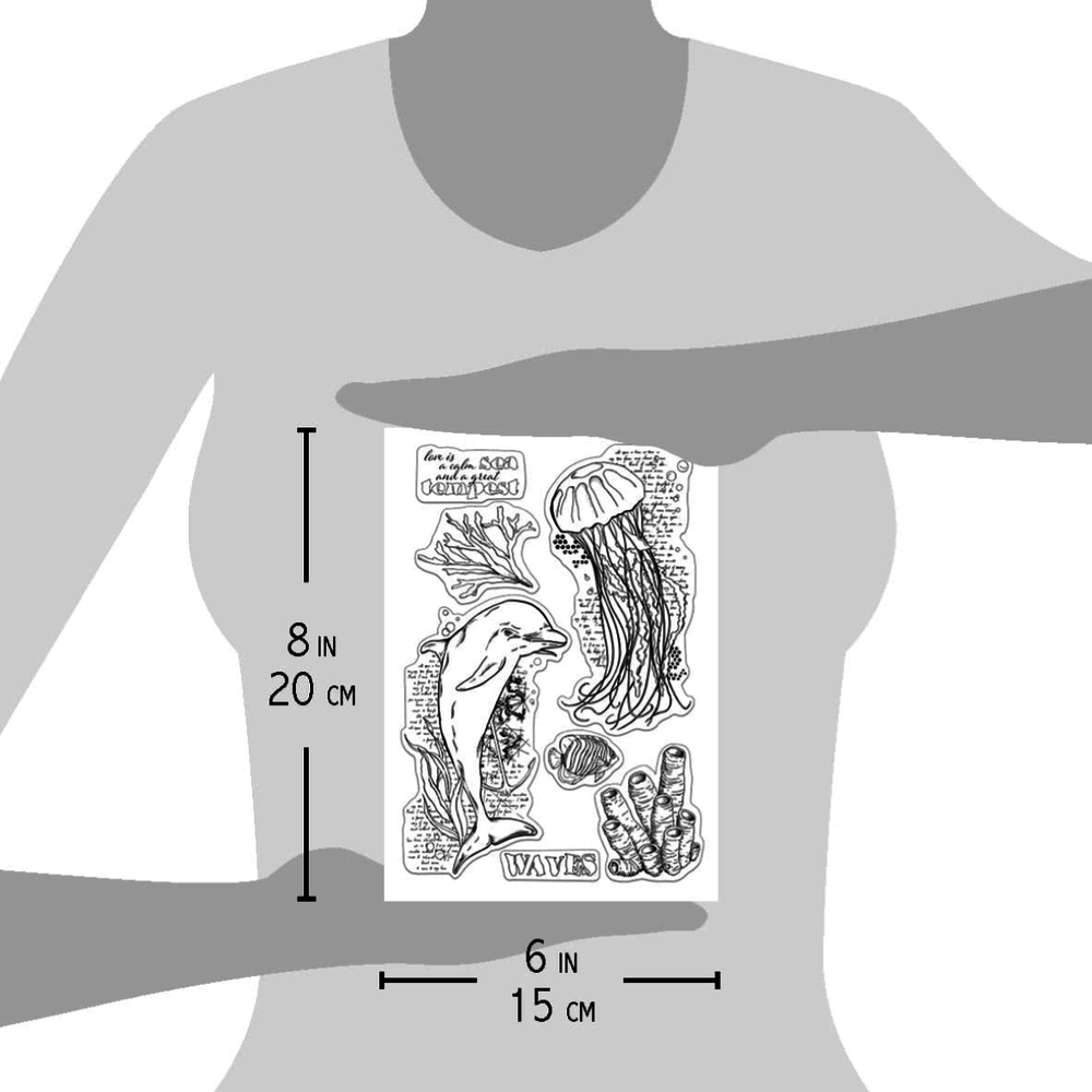 Ciao Bella Papercrafting Calming Sea A5 Clear Stamps (PS8030) Ciao Bella Papercrafting Calming Sea A5 Clear Stamps (PS8030)