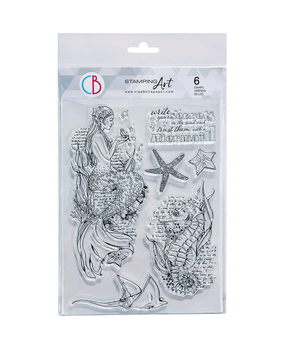 Ciao Bella Papercrafting Mermaid's Secret A5 Clear Stamps (PS8033) Ciao Bella Papercrafting Mermaid's Secret A5 Clear Stamps (PS8033)