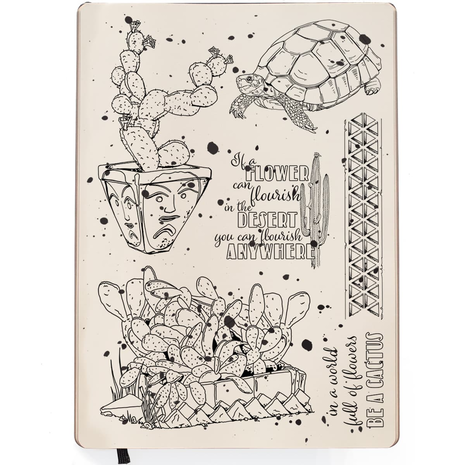 Ciao Bella Papercrafting Garden in the Desert A5 Clear Stamps (PS8038) Ciao Bella Papercrafting Garden in the Desert A5 Clear Stamps (PS8038)