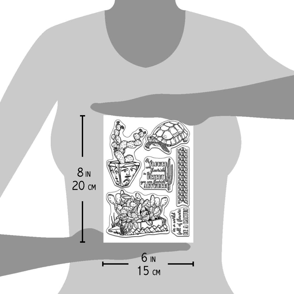 Ciao Bella Papercrafting Garden in the Desert A5 Clear Stamps (PS8038) Ciao Bella Papercrafting Garden in the Desert A5 Clear Stamps (PS8038)