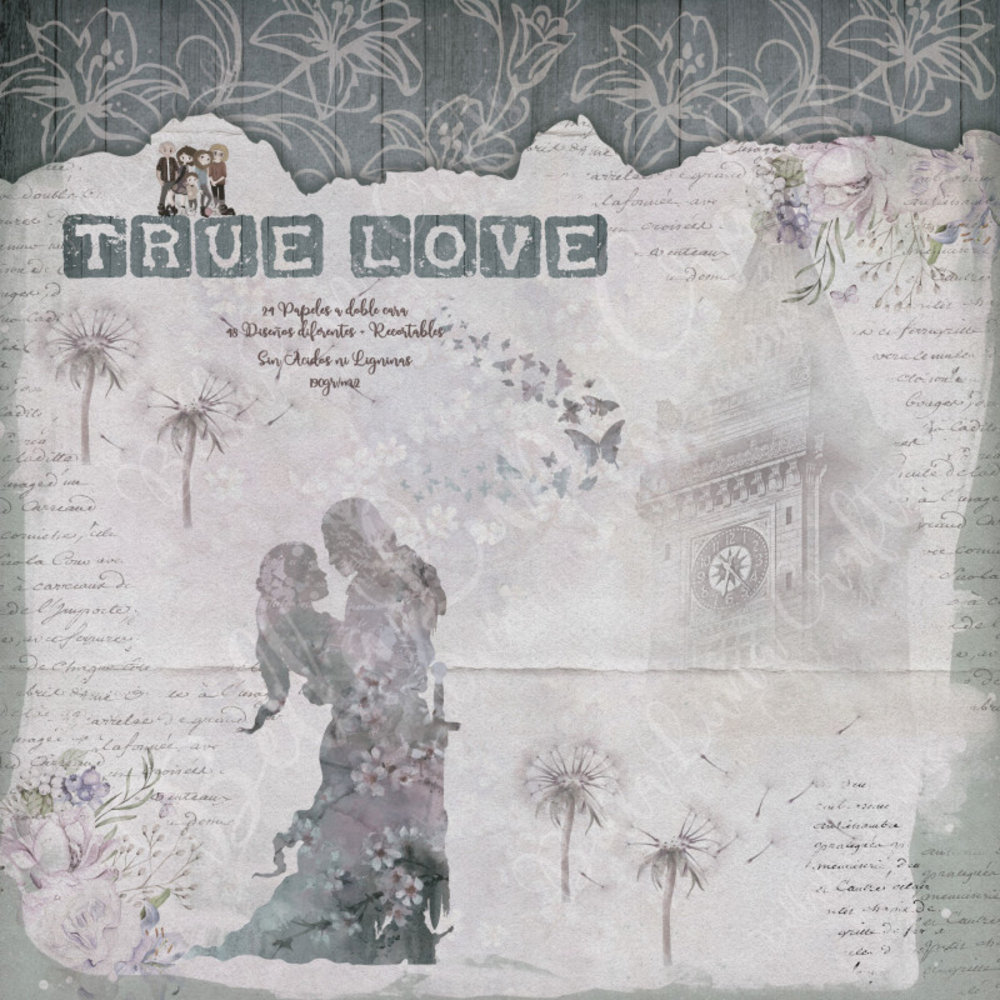 Bella Luna Crafts True Love 12x12 Inch Collection Pack (BLC-0021) Bella Luna Crafts True Love 12x12 Inch Collection Pack (BLC-0021)