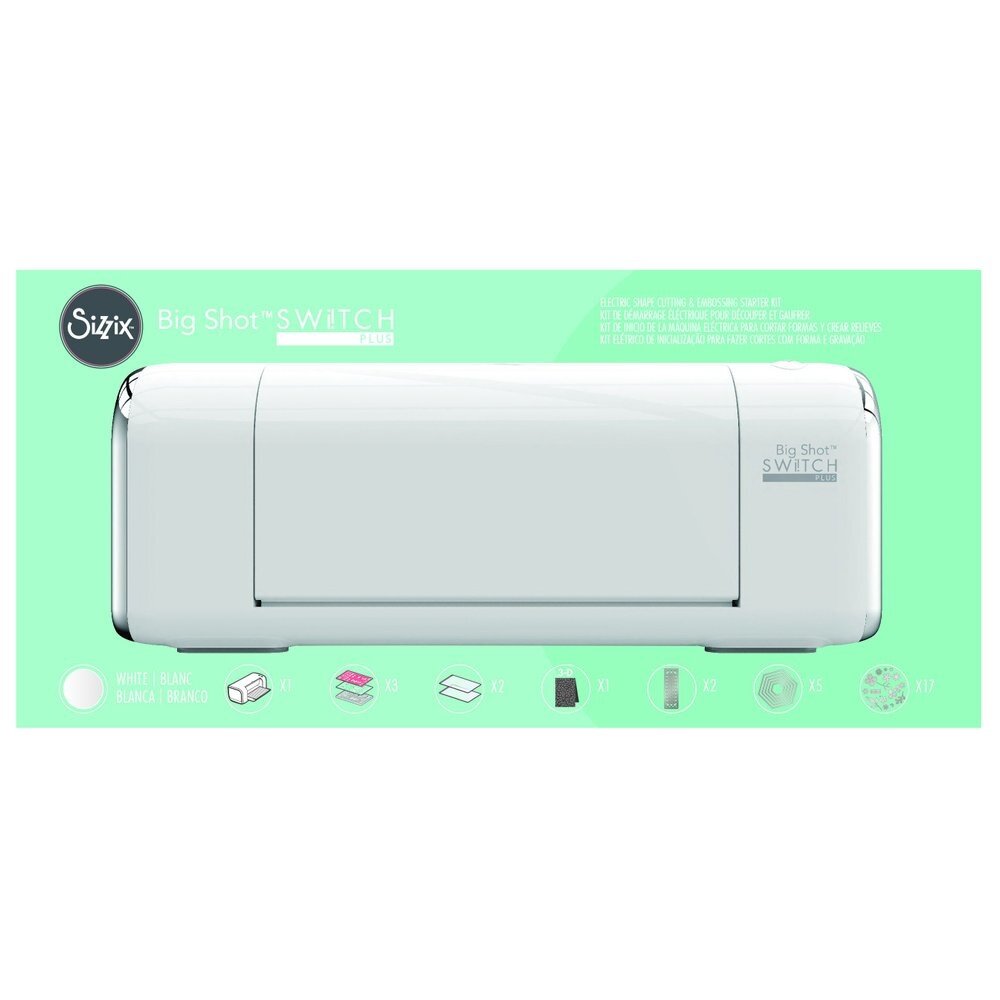 Sizzix Big Shot Switch Plus Starter Kit White (663659) + GRATIS DISNEY SNIJMAL Sizzix Big Shot Switch Plus Starter Kit White (663659) + GRATIS DISNEY SNIJMAL