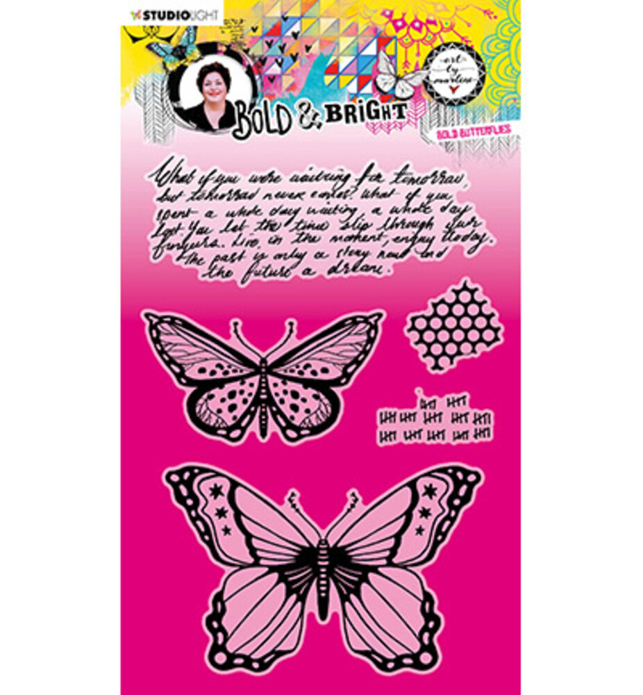 Studio Light Bold and Bright Bold Butterflies Clear Stamps (ABM-BB-STAMP126) Studio Light Bold and Bright Bold Butterflies Clear Stamps (ABM-BB-STAMP126)