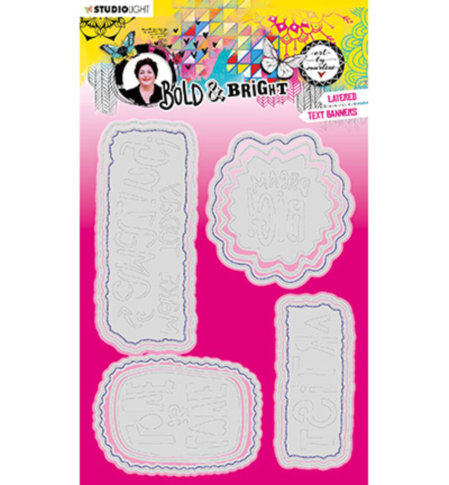 Studio Light Bold and Bright Layered Tekst Banners Snijmal (ABM-BB-CD135) Studio Light Bold and Bright Layered Tekst Banners Snijmal (ABM-BB-CD135)