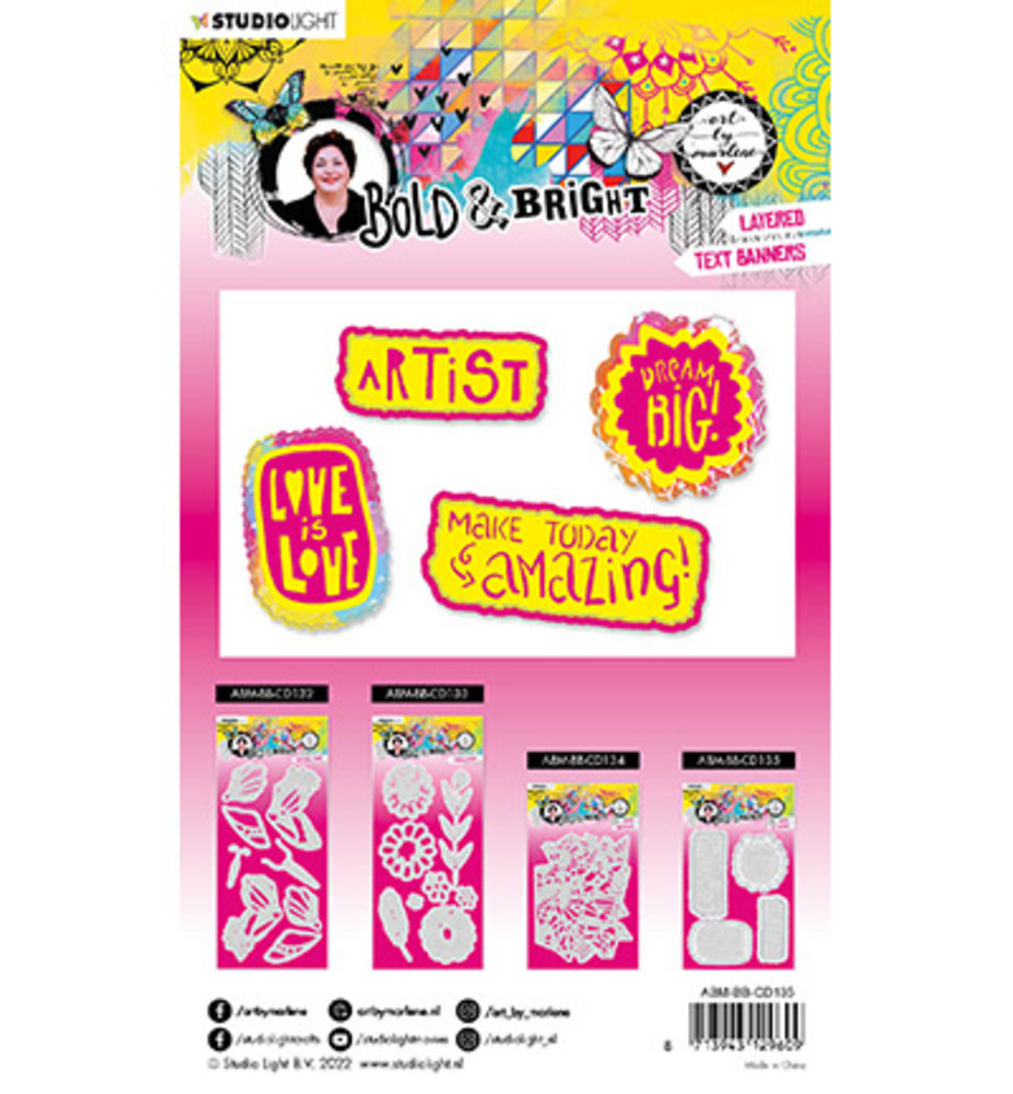 Studio Light Bold and Bright Layered Tekst Banners Snijmal (ABM-BB-CD135) Studio Light Bold and Bright Layered Tekst Banners Snijmal (ABM-BB-CD135)