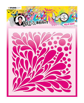 Studio Light Bold and Bright Wild At Heart Masking Stencil (ABM-BB-MASK66) Studio Light Bold and Bright Wild At Heart Masking Stencil (ABM-BB-MASK66)