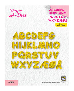 Nellie Snellen Snijmal Stitched Alphabet (SD232)