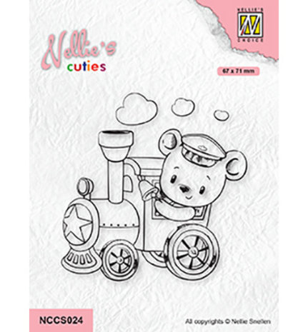 Nellie Snellen Clear Stamp Train Engineer (NCCS024)