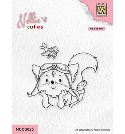 Nellie Snellen Clear Stamp Dreaming to be a Pilot (NCCS025) Nellie Snellen Clear Stamp Dreaming to be a Pilot (NCCS025)