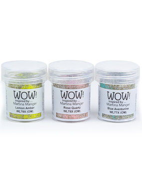 WOW! Trio's Pastel Gemstones Embossing Powder Set (WOWKT059)