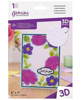 Gemini Exquisite Blooms 3D Embossing Folder (GEM-EF5-3D-EXBL) Gemini Exquisite Blooms 3D Embossing Folder (GEM-EF5-3D-EXBL)