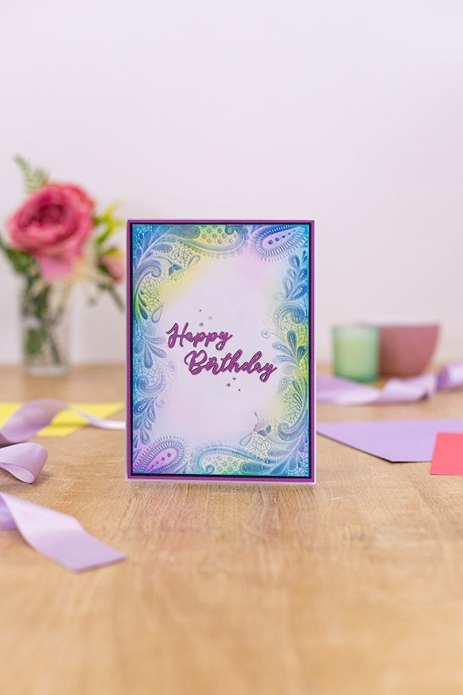 Gemini Swirling Lace 3D Embossing Folder (GEM-EF5-3D-SWLA) Gemini Swirling Lace 3D Embossing Folder (GEM-EF5-3D-SWLA)