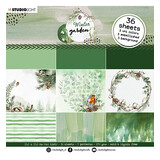 Studio Light Winter Garden Greens 6x6 Inch Paper Pad (SL-WG-PP24)
