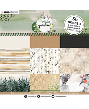 Studio Light Winter Garden Neutrals 6x6 Inch Paper Pad (SL-WG-PP25) Studio Light Winter Garden Neutrals 6x6 Inch Paper Pad (SL-WG-PP25)