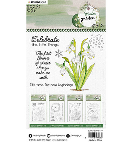 Studio Light Winter Garden Snowdrops Clear Stamp (SL-WG-STAMP158) Studio Light Winter Garden Snowdrops Clear Stamp (SL-WG-STAMP158)