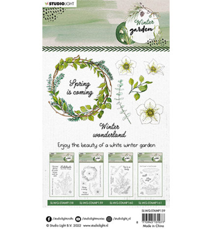 Studio Light Winter Garden Building a Wreath Clear Stamp (SL-WG-STAMP159) Studio Light Winter Garden Building a Wreath Clear Stamp (SL-WG-STAMP159)