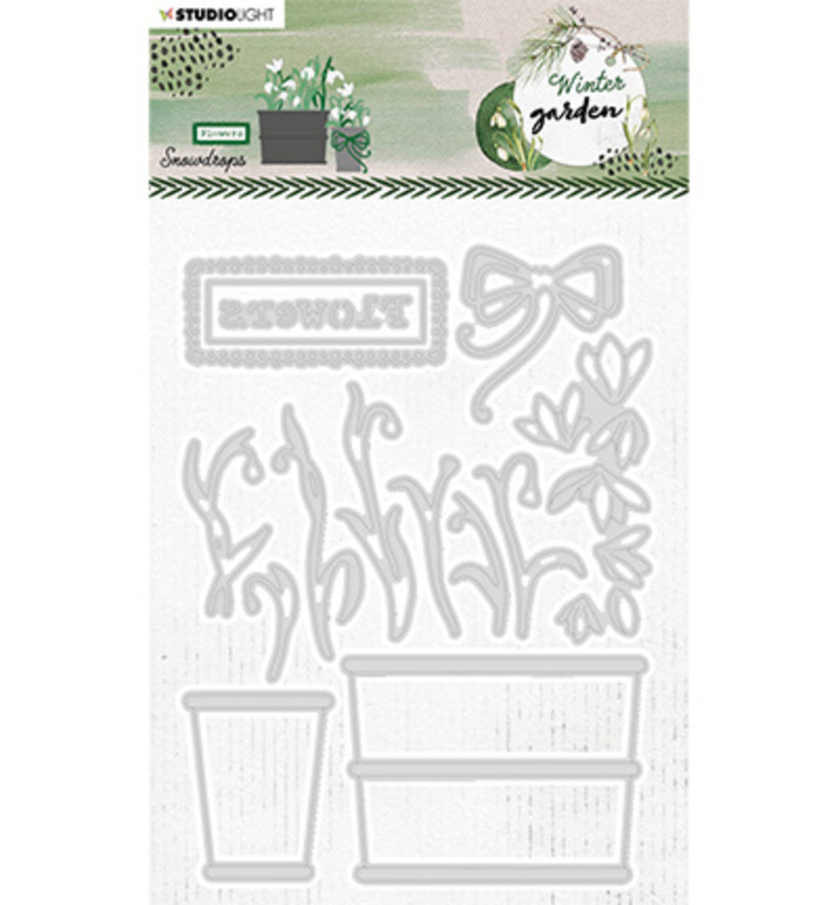 Studio Light Winter Garden Snijmal Snowdrops (SL-WG-CD149) Studio Light Winter Garden Snijmal Snowdrops (SL-WG-CD149)