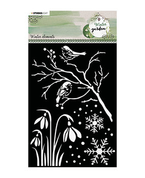 Studio Light Winter Garden Winter Elements Masking Stencil (SL-WG-MASK88)