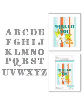 Spellbinders Snijmal Be Bold Uppercase Alphabet (S4-1161) Spellbinders Snijmal Be Bold Uppercase Alphabet (S4-1161)