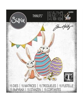 Sizzix Thinlits Die Set Bunny Games (665850) Sizzix Thinlits Die Set Bunny Games (665850)