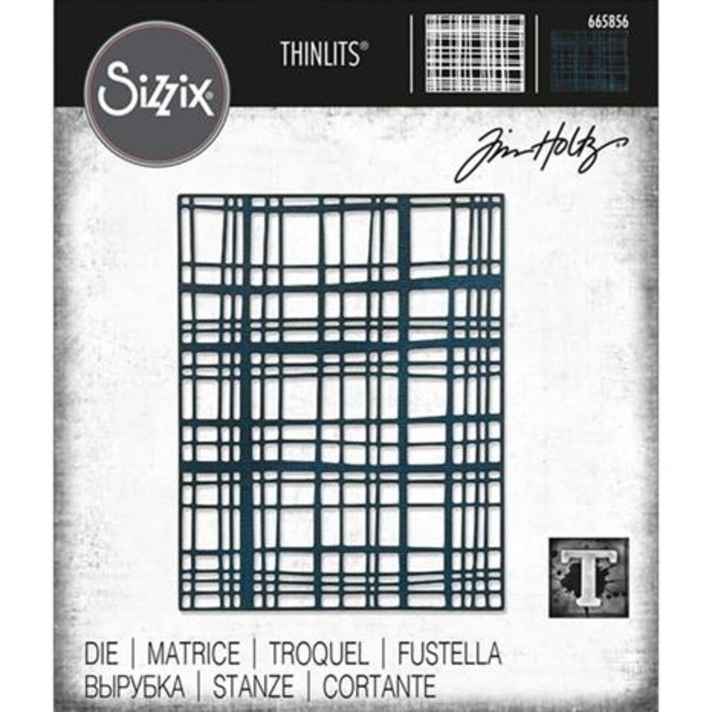 Sizzix Thinlits Die Set Simple Plaid (665856) Sizzix Thinlits Die Set Simple Plaid (665856)