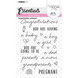 Studio Light Essentials Clear Stamps Congratulations Sentiments (SL-ES-STAMP175)*