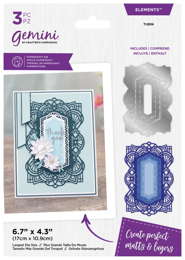 Gemini Turin Elements Dies (GEM-MD-ELE-TURIN) Gemini Turin Elements Dies (GEM-MD-ELE-TURIN)