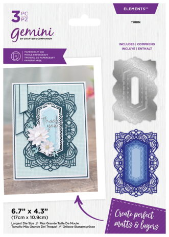Gemini Turin Elements Dies (GEM-MD-ELE-TURIN) Gemini Turin Elements Dies (GEM-MD-ELE-TURIN)