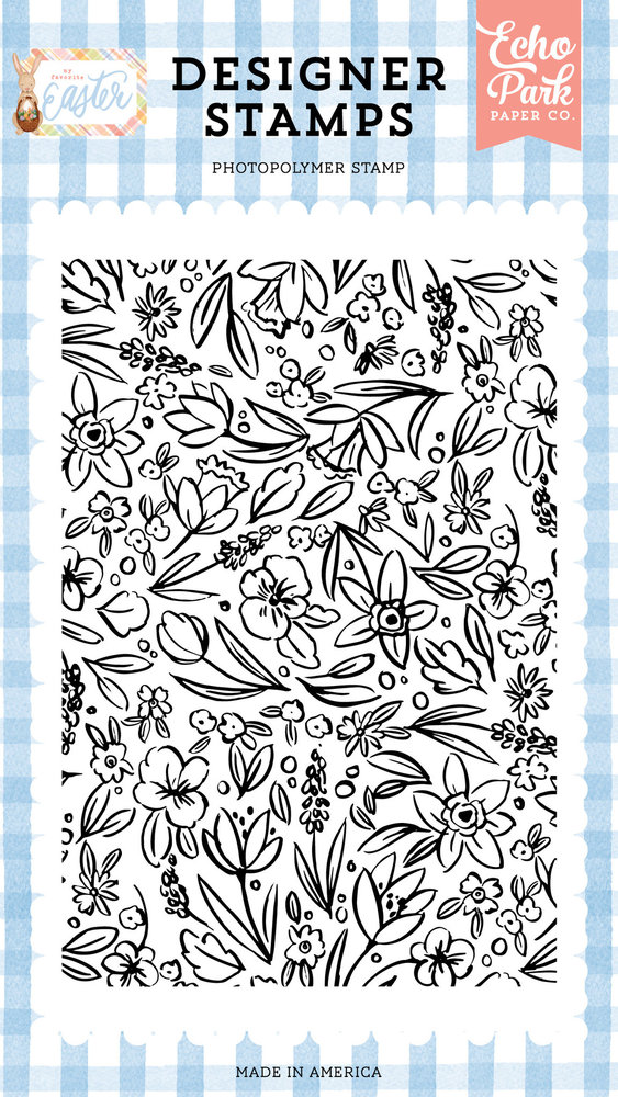 Echo Park My Favorite Easter Easter Blooms Background Clear Stamps (FE265045) Echo Park My Favorite Easter Easter Blooms Background Clear Stamps (FE265045)
