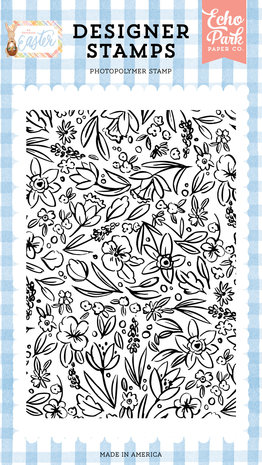 Echo Park My Favorite Easter Easter Blooms Background Clear Stamps (FE265045) Echo Park My Favorite Easter Easter Blooms Background Clear Stamps (FE265045)