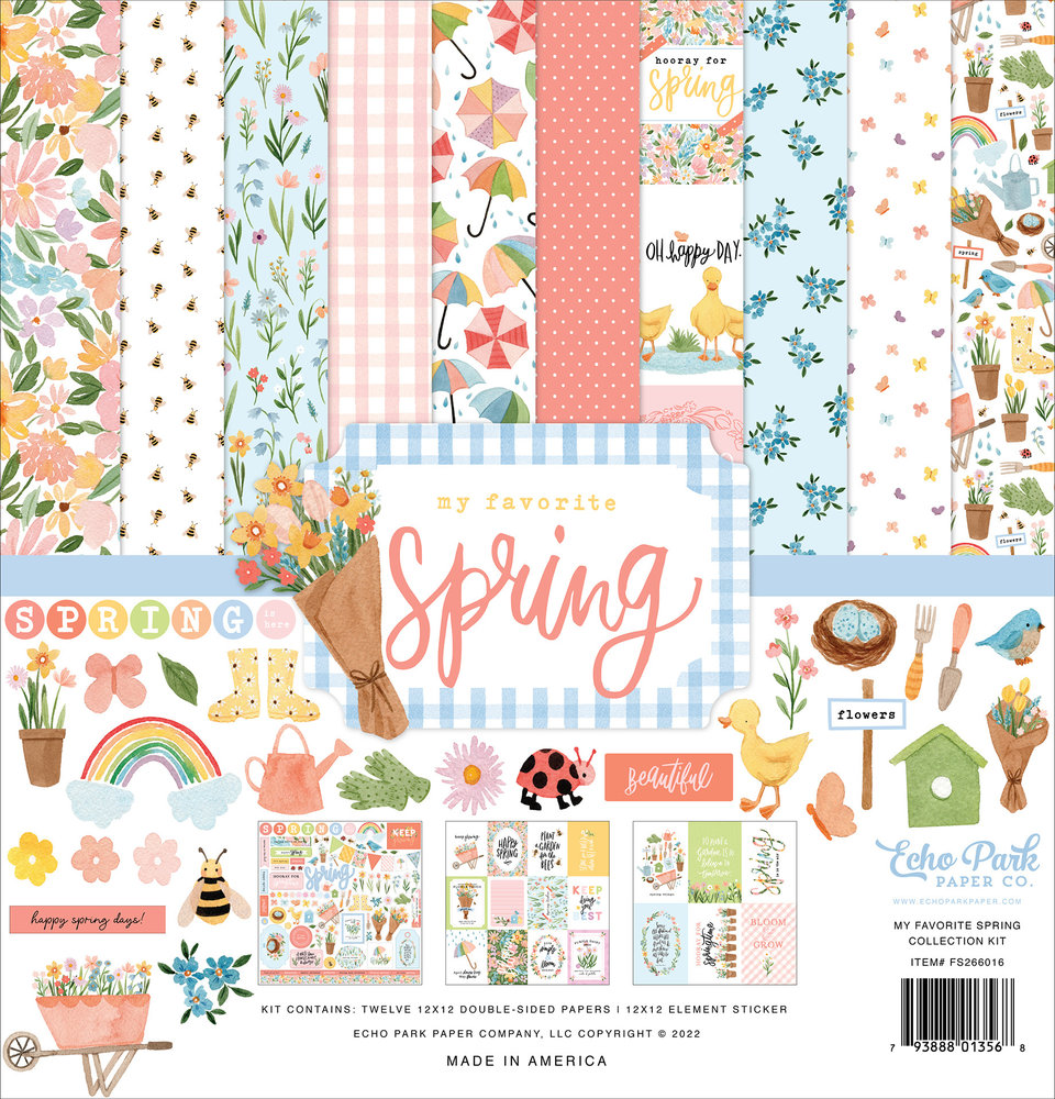 Echo Park My Favorite Spring 12x12 Inch Collection Kit (FS266016) Echo Park My Favorite Spring 12x12 Inch Collection Kit (FS266016)