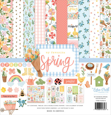 Echo Park My Favorite Spring 12x12 Inch Collection Kit (FS266016) Echo Park My Favorite Spring 12x12 Inch Collection Kit (FS266016)