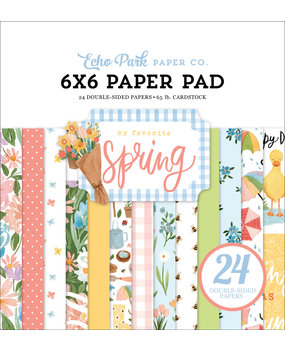 Echo Park My Favorite Spring 6x6 Inch Paper Pad (FS266023)