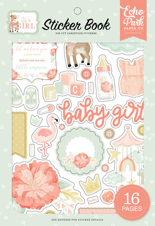 Echo Park It's A Girl Sticker Book (IAG277029) Echo Park It's A Girl Sticker Book (IAG277029)