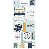 Echo Park It’s A Boy 6x13 Inch Chipboard Phrases (IAB278022)