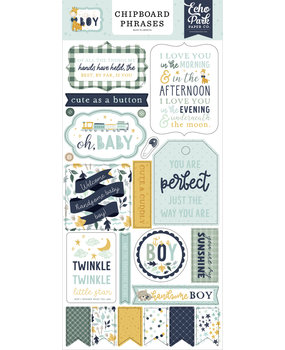 Echo Park It’s A Boy 6x13 Inch Chipboard Phrases (IAB278022) Echo Park It’s A Boy 6x13 Inch Chipboard Phrases (IAB278022)