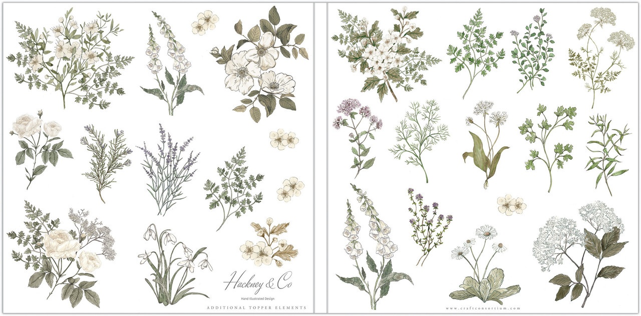 Craft Consortium Belle Fleur 12x12 Inch Paper Pad (CCPPAD032) Craft Consortium Belle Fleur 12x12 Inch Paper Pad (CCPPAD032)