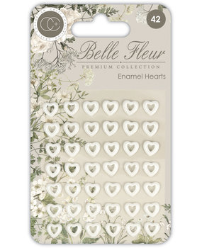 Craft Consortium Belle Fleur Enamel Hearts (CCADOT020)* Craft Consortium Belle Fleur Enamel Hearts (CCADOT020)*