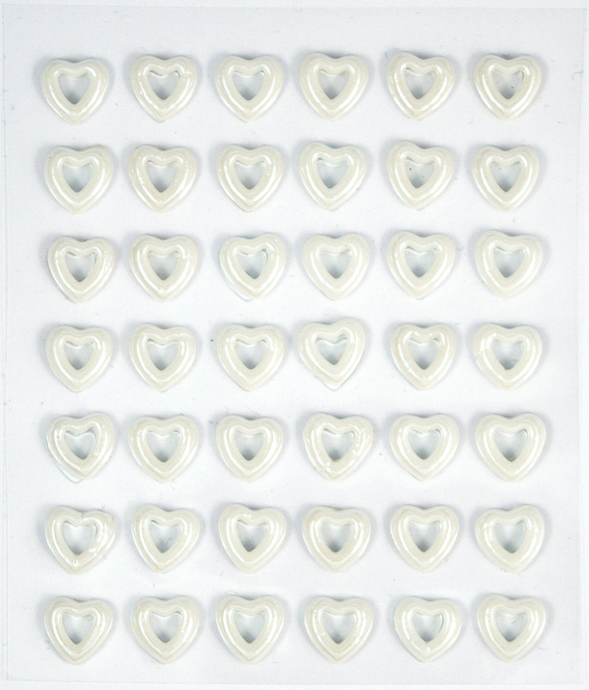 Craft Consortium Belle Fleur Enamel Hearts (CCADOT020)