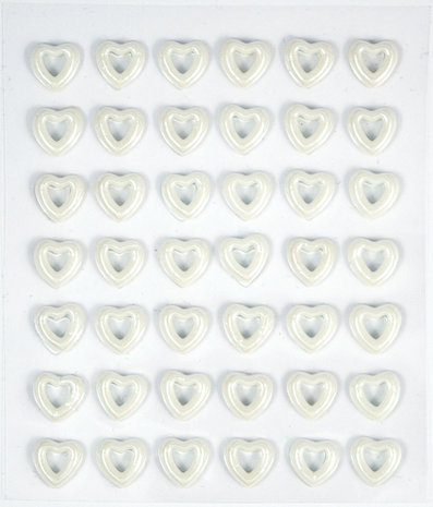 Craft Consortium Belle Fleur Enamel Hearts (CCADOT020)