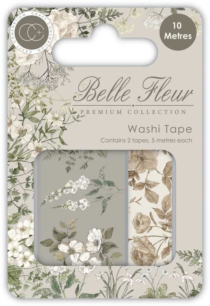Craft Consortium Belle Fleur Washi Tape (CCWTPE016)
