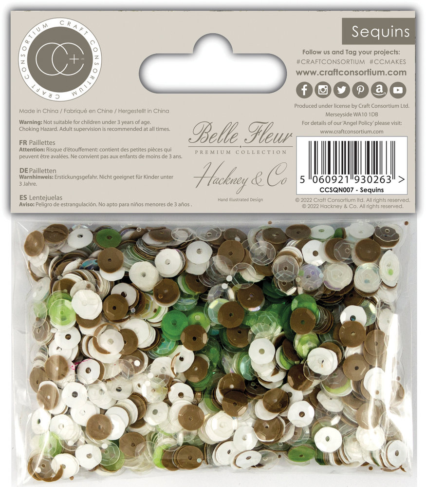 Craft Consortium Belle Fleur Sequins (CCSQN007) Craft Consortium Belle Fleur Sequins (CCSQN007)